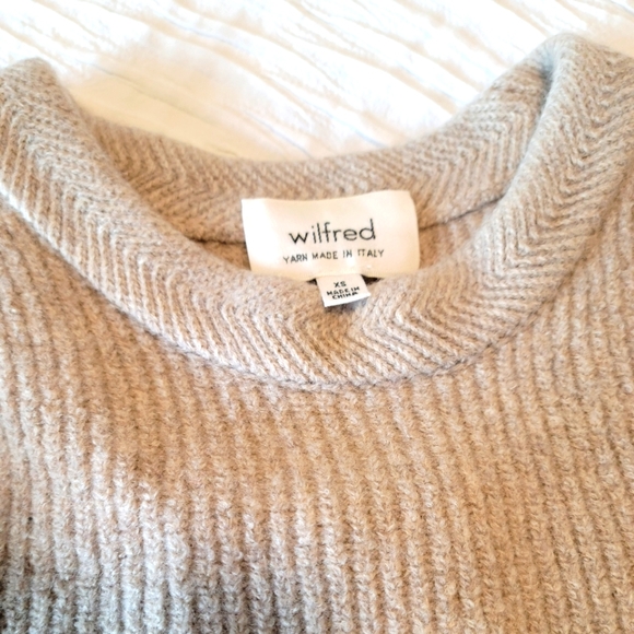 Aritzia Wilfred Tan Wool Sweater Vest - Picture 3 of 7